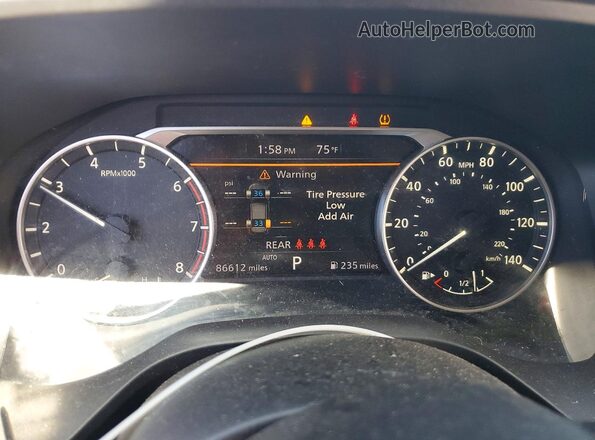 JN8AT3AB2MW210328 2021 NISSAN ROGUE Blue Vista del cuadro de instrumentos