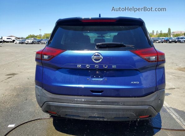 JN8AT3AB2MW210328 2021 NISSAN ROGUE Blue Vista trasera