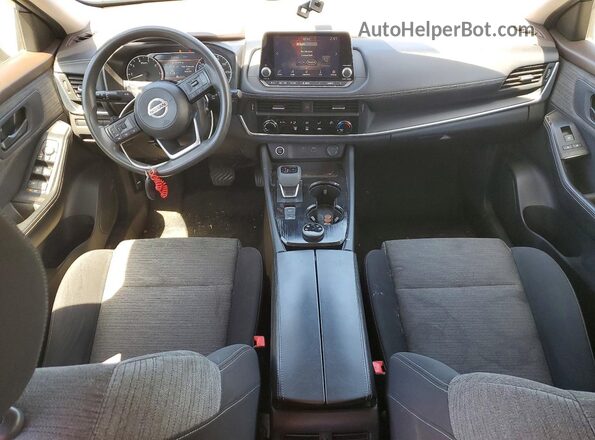 JN8AT3AB2MW210328 2021 NISSAN ROGUE Blue Vista del salpicadero