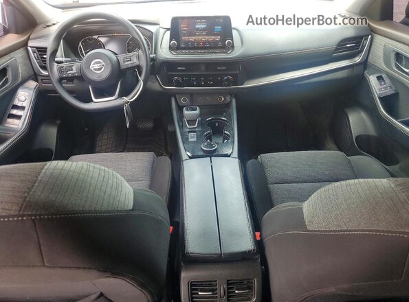 JN8AT3AB3MW208488 2021 NISSAN ROGUE Red Вид панелі приладів