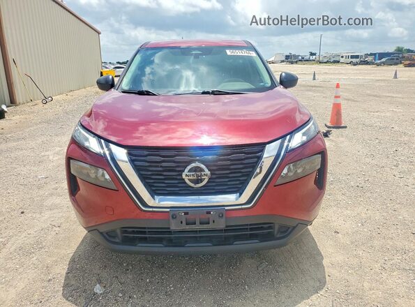 JN8AT3AB3MW208488 2021 NISSAN ROGUE Red Вид спереду