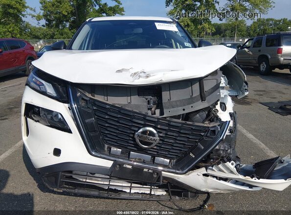 JN8AT3AB3MW227123 2021 NISSAN ROGUE White წინა პანელის ხედი