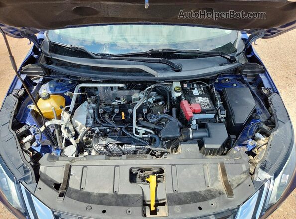 JN8AT3AB4MW223646 2021 NISSAN ROGUE Blue Vista del compartimento del motor