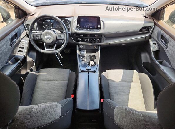 JN8AT3AB4MW223646 2021 NISSAN ROGUE Blue Vista del salpicadero