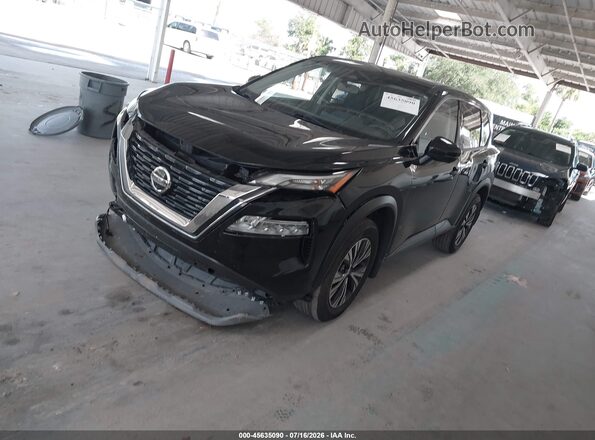JN8AT3BA0MW002826 2021 NISSAN ROGUE Black Front left