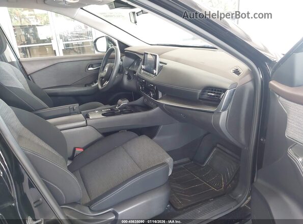 JN8AT3BA0MW002826 2021 NISSAN ROGUE Black Front interior view