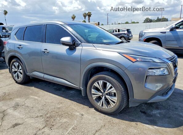 JN8AT3BA2MW025458 2021 NISSAN ROGUE Gray Przód prawy