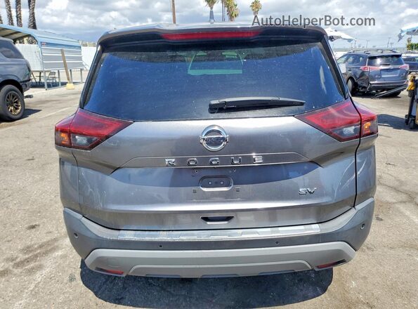 JN8AT3BA2MW025458 2021 NISSAN ROGUE Gray Widok z tyłu