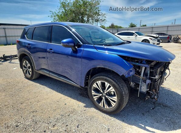 JN8AT3BA4MW010086 2021 NISSAN ROGUE Blue წინა მარჯვენა
