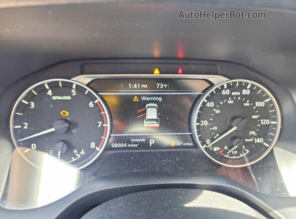 JN8AT3BA4MW010086 2021 NISSAN ROGUE Blue ხელსაწყოთა პანელის ხედი