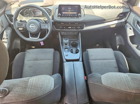 JN8AT3BA4MW010086 2021 NISSAN ROGUE Blue წინა პანელის ხედი
