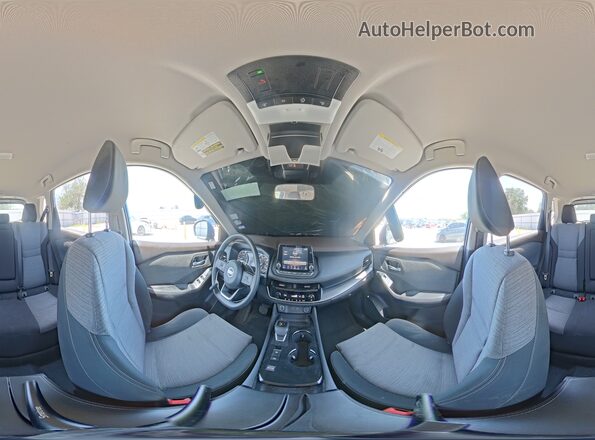 JN8AT3BA4MW010086 2021 NISSAN ROGUE Blue სალონის 360-გრადუსიანი ხედი
