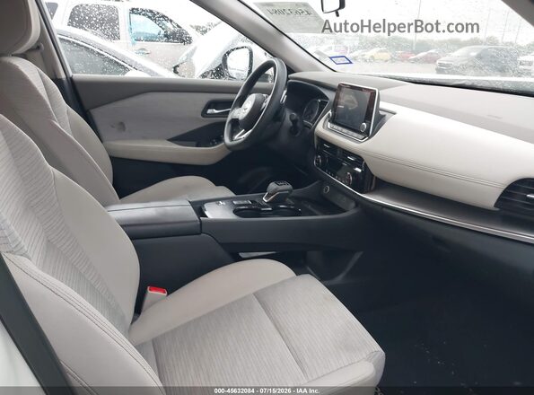 JN8AT3BA7MW021373 2021 NISSAN ROGUE White Widok wnętrza z przodu