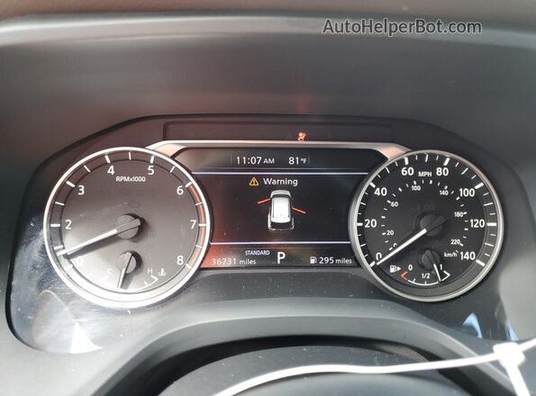 JN8AT3BA7MW023060 2021 NISSAN ROGUE White Առջևի վահանակի տեսք