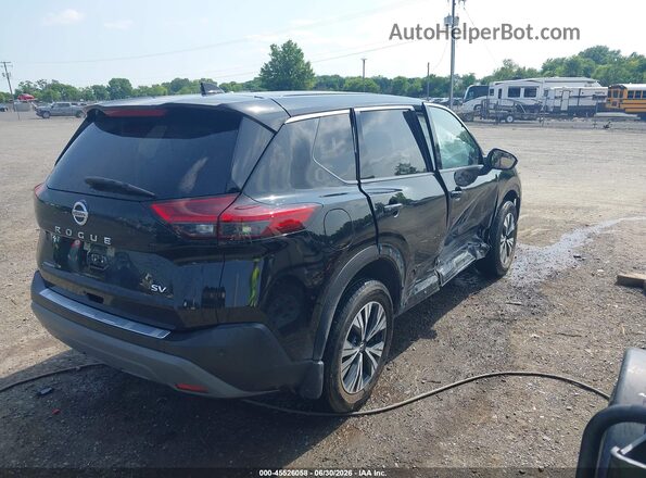 JN8AT3BAXMW009749 2021 NISSAN ROGUE Black უკანა მარჯვენა