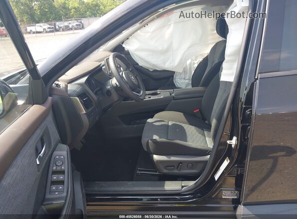 JN8AT3BAXMW009749 2021 NISSAN ROGUE Black წინა სალონის ხედი