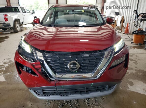 JN8AT3BB0MW209595 2021 NISSAN ROGUE Красный Вид спереди