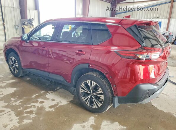 JN8AT3BB0MW209595 2021 NISSAN ROGUE Красный Задняя левая четверть