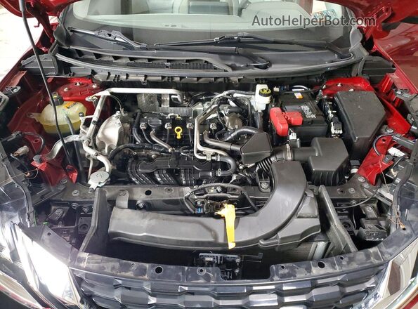 JN8AT3BB0MW209595 2021 NISSAN ROGUE Красный Вид подкапотного пространства