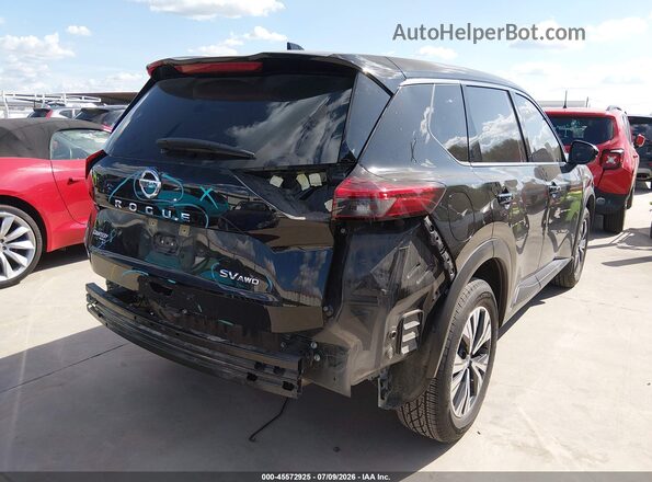 JN8AT3BB2MW229489 2021 NISSAN ROGUE Black Հետևի աջ