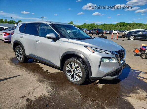 JN8AT3BB3MW207470 2021 NISSAN ROGUE Silver Передня права чверть