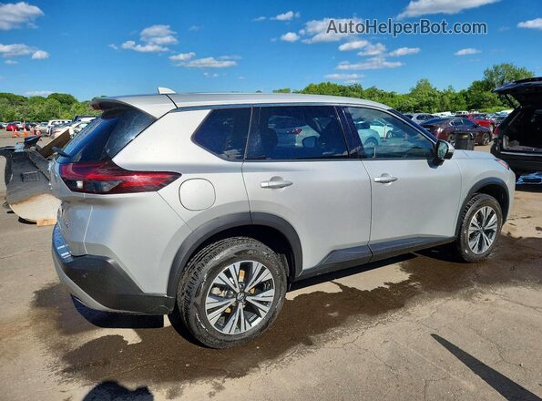 JN8AT3BB3MW207470 2021 NISSAN ROGUE Silver Задня права чверть