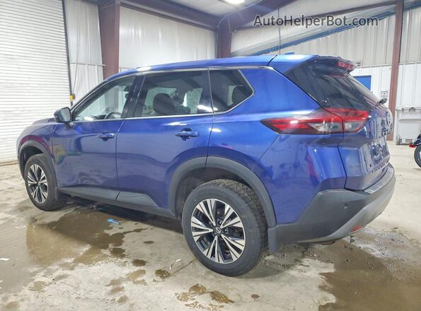 JN8AT3BB3MW210126 2021 NISSAN ROGUE Blue Հետևի ձախ
