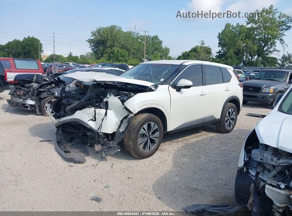 JN8AT3BB4MW228800 2021 NISSAN ROGUE White Передня ліва чверть