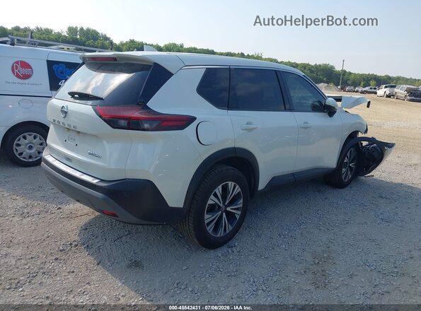 JN8AT3BB4MW228800 2021 NISSAN ROGUE White Задня права чверть