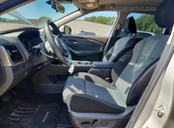 JN8AT3BB5MW206790 2021 NISSAN ROGUE Silver Вид салону спереду