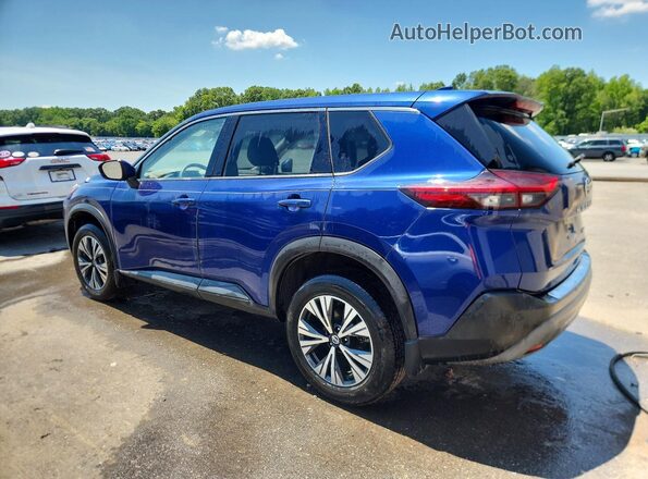 JN8AT3BB5MW217918 2021 NISSAN ROGUE Blue Trasero izquierdo