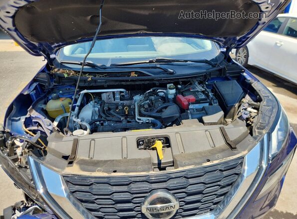 JN8AT3BB5MW217918 2021 NISSAN ROGUE Blue Vista del compartimento del motor