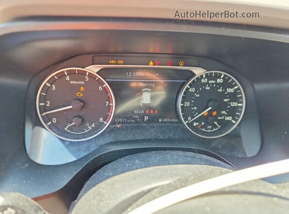 JN8AT3BB5MW217918 2021 NISSAN ROGUE Blue Vista del cuadro de instrumentos