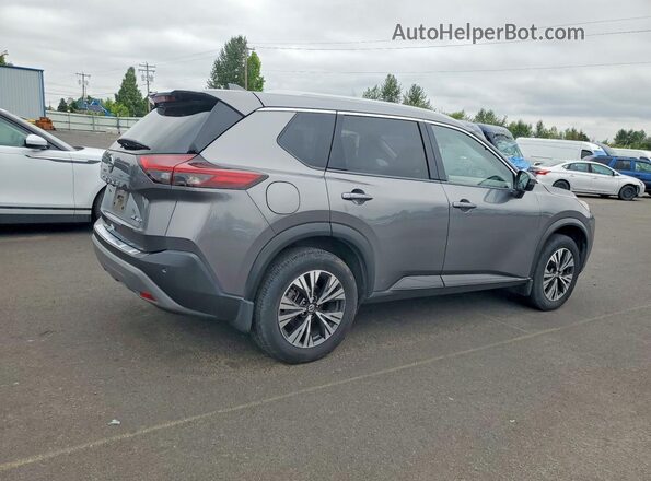 JN8AT3BB7MW230492 2021 NISSAN ROGUE Gray Rear right