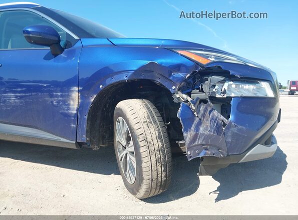 JN8AT3BB7MW231710 2021 NISSAN ROGUE Blue Вид спереду