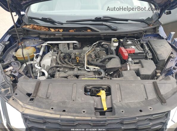 JN8AT3BB9MW200572 2021 NISSAN ROGUE Blue Widok z tyłu