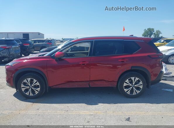 JN8AT3BB9MW232955 2021 NISSAN ROGUE Red 360 interior view