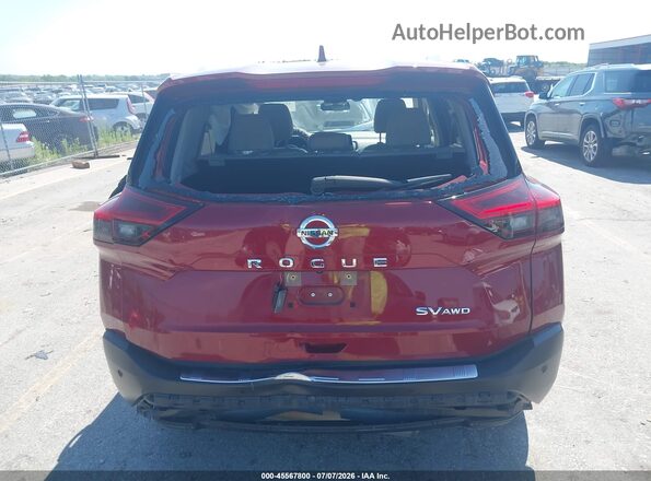 JN8AT3BB9MW232955 2021 NISSAN ROGUE Red 