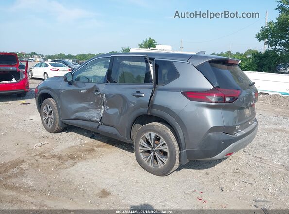 JN8AT3BBXMW223892 2021 NISSAN ROGUE Gray Trasero izquierdo