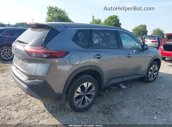 JN8AT3BBXMW223892 2021 NISSAN ROGUE Gray Trasero derecho