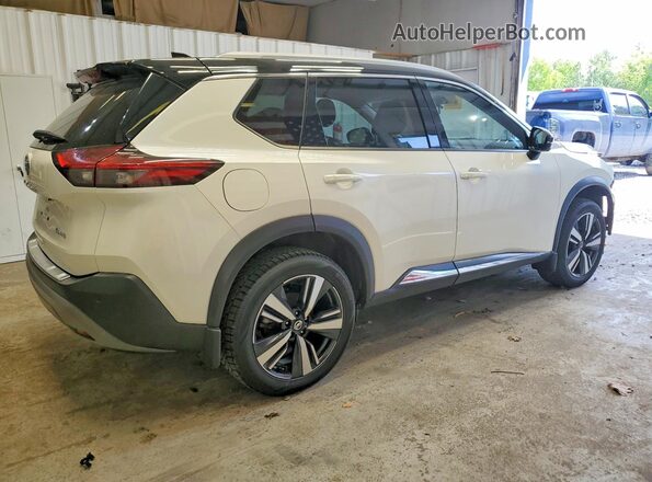 JN8AT3CB0MW206467 2021 NISSAN ROGUE White Հետևի աջ
