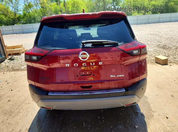 JN8AT3CB1MW241177 2021 NISSAN ROGUE Red Rear view