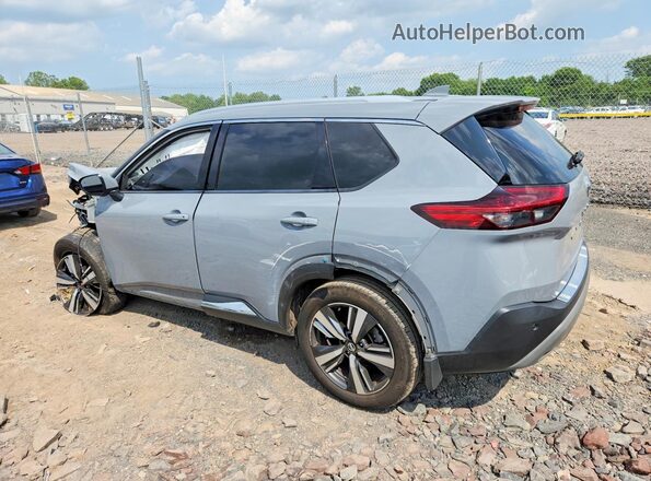 JN8AT3CB4MW203314 2021 NISSAN ROGUE Gray Trasero izquierdo