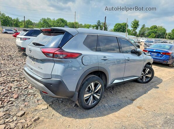 JN8AT3CB4MW203314 2021 NISSAN ROGUE Gray Trasero derecho