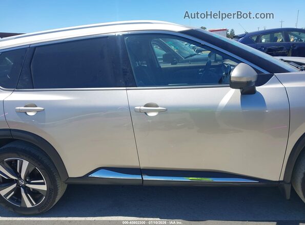 JN8AT3CB4MW232263 2021 NISSAN ROGUE Gray Սալոնի հետևի տեսք