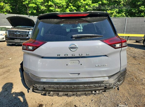 JN8AT3CBXMW226239 2021 NISSAN ROGUE Gray Rear view