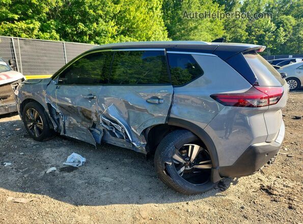 JN8AT3CBXMW226239 2021 NISSAN ROGUE Gray Rear left