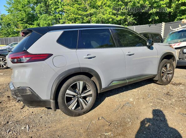 JN8AT3CBXMW226239 2021 NISSAN ROGUE Gray Rear right