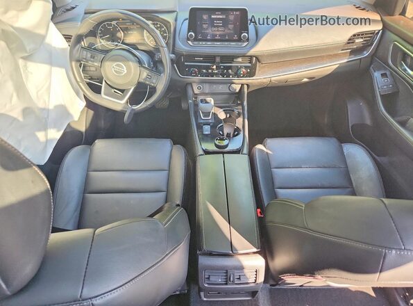 JN8AT3CBXMW226239 2021 NISSAN ROGUE Gray Dashboard view