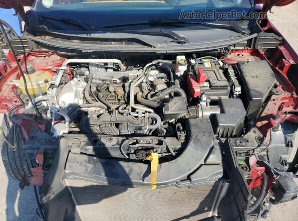 JN8AT3DC2MW107169 2021 NISSAN ROGUE Burgundy ძრავის განყოფილების ხედი